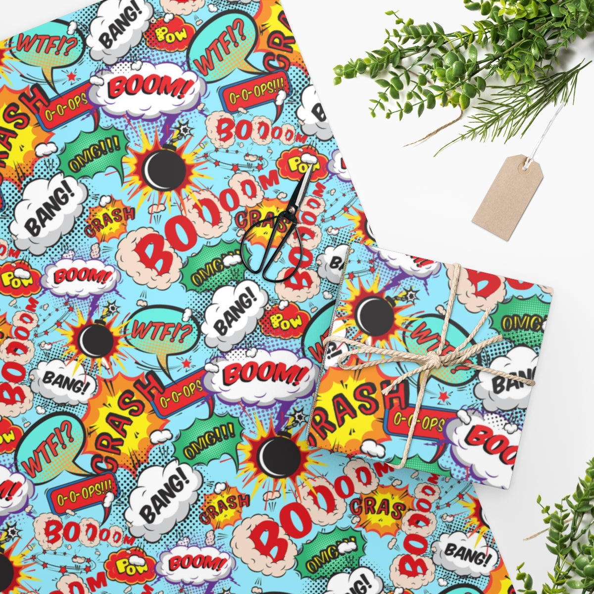 Comic Speech bubble Wrapping Paper
